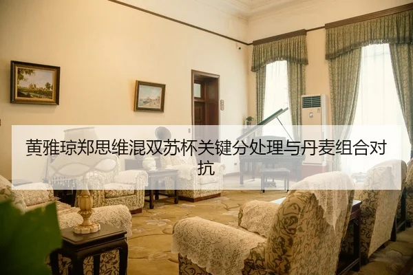 黄雅琼郑思维混双苏杯关键分处理与丹麦组合对抗